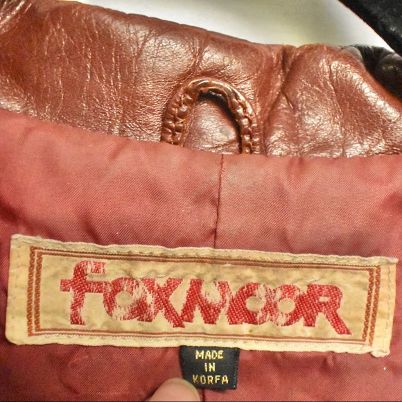 SOLD Foxmoor | Chocolately Vintage Genuine Leather Jacket - Picture 6 of 7